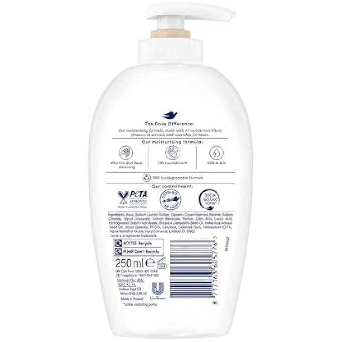 Dove CARING HAND WASH FINE SILK 250ML- PACK OF 2 - Image 3